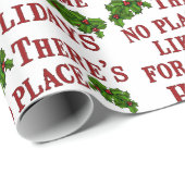 Kein Ort wie Zuhause für die Ferien Geschenkpapier (Rolleneckpunkt)