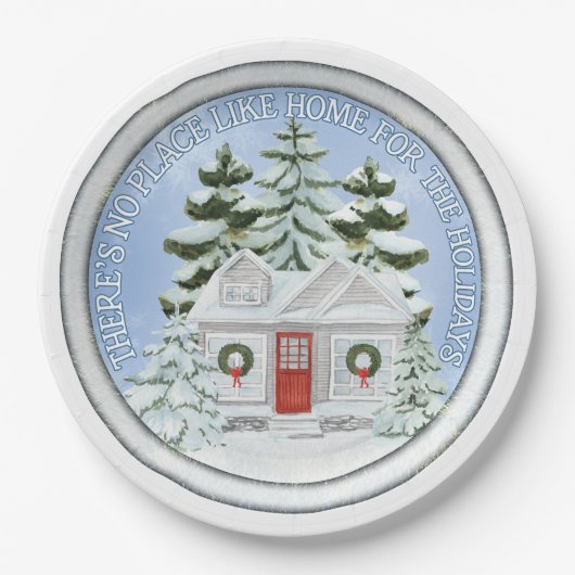 Kein Ort wie Zuhause für die Holidays Paper Teller (Vorderseite)