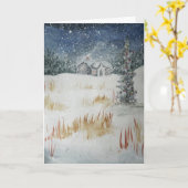 Kein Ort wie Zuhause für die Weihnachtskarte Karte (Gelbe Blume)