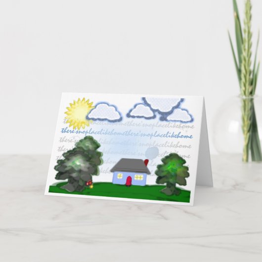 Kein Ort wie Zuhause Karte (Vorderseite)