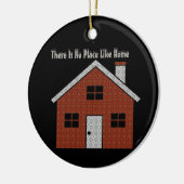 Kein Ort wie Zuhause Keramik Ornament (Links)
