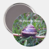 Kein Ort wie Zuhause Magnet (Vorderseite/Rückseite)