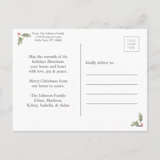 Kein Ort wie Zuhause Weihnachten Heiliger Kranz 1  (Rückseite)