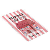 Kein Ort wie Zuhause - Wonky House Magnet (Rechte Seite)