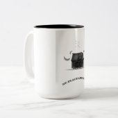 Kein Ort wie Zuhause Zweifarbige Tasse (Vorderseite Links)