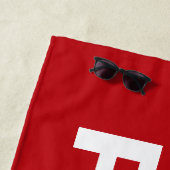 KEIN PANIC Beach Handtuch (Beispiel)