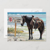 Kein Parkplatz Postkarte (Vorne/Hinten)