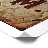 kein Parkplatz zwischen 16 und 18 Uhr. Poster (Ecke)