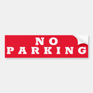 KEIN PARKzeichen/Aufkleber Autoaufkleber