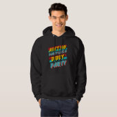 Kein Party wie ein Diddy Party Retro T-Shirt Desig Hoodie (Vorne ganz)