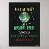 Kein Party wie ein freundliches Party Poster (Vorne)