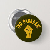 Kein Pasaran - Sie werden nicht vorbeikommen Button (Vorne & Hinten)