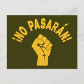 Kein Pasaran - Sie werden nicht vorbeikommen Postkarte (Vorderseite)