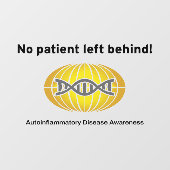 Kein Patient Verlassen Hinter-Fenster-Aufkleber Fensteraufkleber (Blatt)