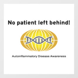 Kein Patient Verlassen Hinter-Fenster-Aufkleber mi Fensteraufkleber