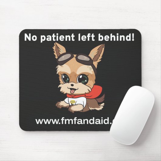 Kein Patient Verlassen hinter JJ Mousepad (Mit Mouse)