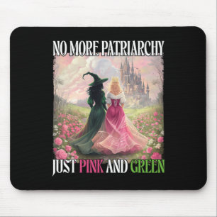 Kein Patriarchat mehr, nur rosa grüne Hexe Hallowe Mousepad