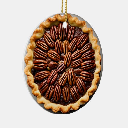 Kein Pecan bei Ihren Anlässen | Food Pup Spaß Keramik Ornament (Rechts)