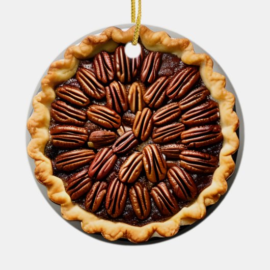 Kein Pecan bei Ihren Anlässen | Food Pup Spaß Keramik Ornament (Vorne)