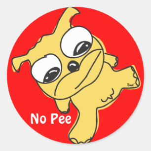 Kein Pee Sticker