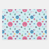 Kein Peeking Bright Holiday Weihnachten Emoji Must Geschenkpapier Set (Vorderseite 2)