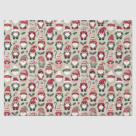 Kein Peeking Gnomes Weihnachtsfeiertag koordiniert Seidenpapier