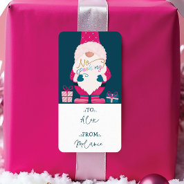 Kein Peeking helle Weihnachten Weihnachten Genieße Adressaufkleber