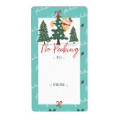 Kein Peeking Niedlich Peeking Katze Weihnachtsbaum (Vorne)