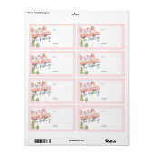 Kein Peeking Santa's Comin' to Town Pink Van Label (Vorne)