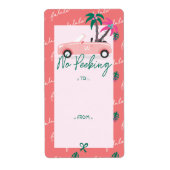 Kein Peeking tropischen Weihnachtsrosa Cabrio (Vorne)