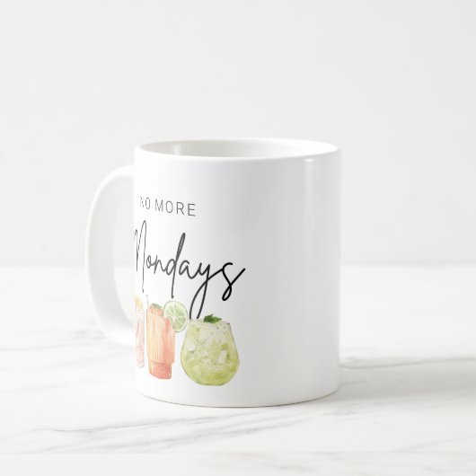 Kein Personalisierter Ruhestand mehr Monate Kaffeetasse (Vorderseite Links)