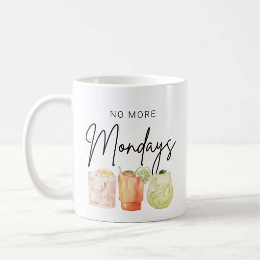 Kein Personalisierter Ruhestand mehr Monate Kaffeetasse (Links)