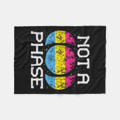 Kein phänomenaler Pansexual Moon Funny Pan Prilag Fleecedecke (Vorderseite (Horizontal))