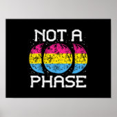 Kein phänomenaler Pansexual Moon Funny Pan Prilag Poster (Vorne)