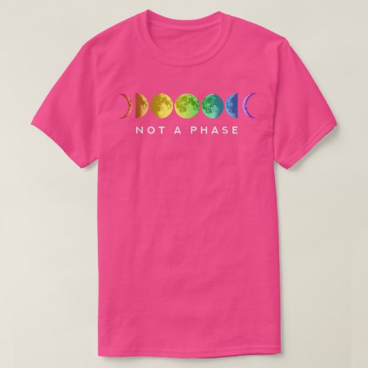 Kein Phase-Moon-Gay Pride T-Shirt (Design vorne)