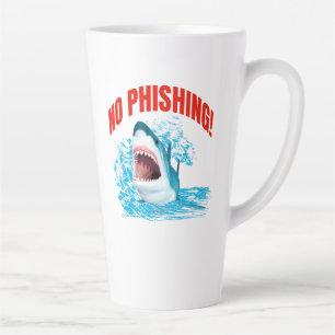 Kein Phishing-Hai Cybersicherheits-Humor Milchtasse