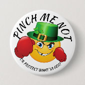 Kein Pinching St. Patrick's Day Button (Vorderseite)