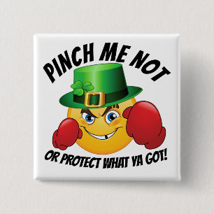 Kein Pinching St. Patrick's Day Button