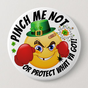 Kein Pinching St. Patrick's Day Button