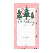 Kein Pinkeln des Weihnachtsmanns versteckt, Christ (Vorne)