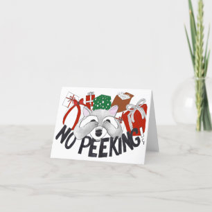 Kein Pinkeln! Feiertagskarte