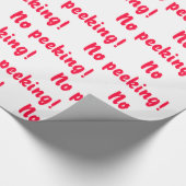 Kein Pinkeln! Geschenkpapier (Ecke)