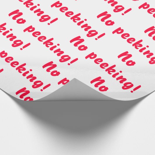 Kein Pinkeln! Geschenkpapier (Ecke)