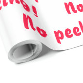 Kein Pinkeln! Geschenkpapier (Rolleneckpunkt)