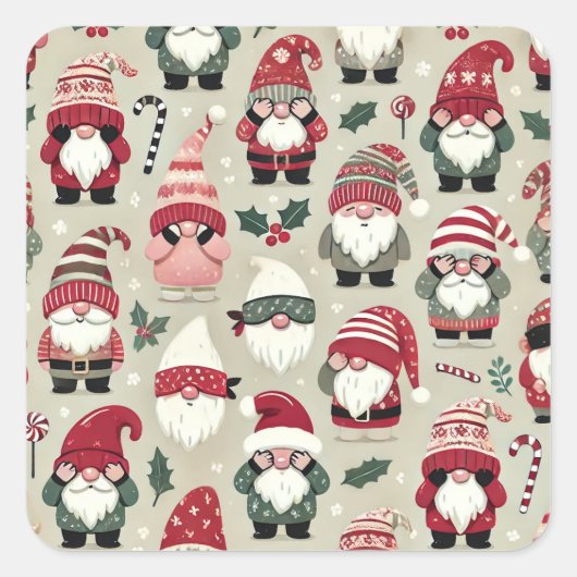 Kein Pinkeln! Gnome Stickers (Vorderseite)