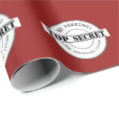 Kein Pinkeln, lustiges rotes Weihnachtspapier Geschenkpapier (Rolleneckpunkt)