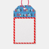 Kein Pinkeln Niedlicher Whimsikkids Weihnachten Geschenkanhänger (Vorderseite)