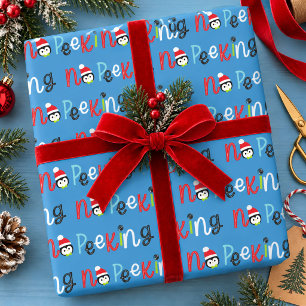 Kein Pinkeln Niedlicher Whimsikkids Weihnachten Geschenkpapier