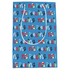 Kein Pinkeln Niedlicher Whimsikkids Weihnachten Mittlere Geschenktüte