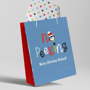 Kein Pinkeln Niedlicher Whimsikkids Weihnachten Mittlere Geschenktüte